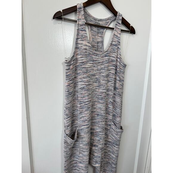 Aerie Women's Space Dye Racerback Jumpsuit Onesie Cover Up Pink Blue Sz XS - Picture 4 of 14